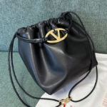 Valentino Vlogo Pouf Nappa Leather Pouch